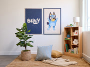 Bluey Large Wall Art — acoustic wall art by FeltRight
