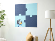 Bluey Puzzle Play Wall Art — acoustic wall art by FeltRight