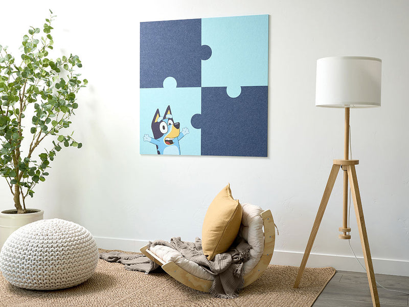 Bluey Puzzle Play Wall Art