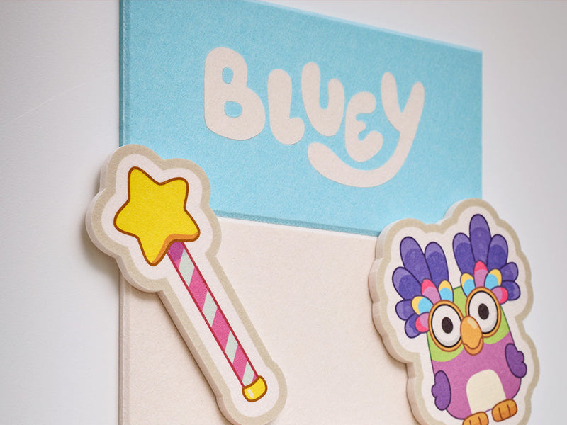 Bluey and Friends Rainbow Growth Chart