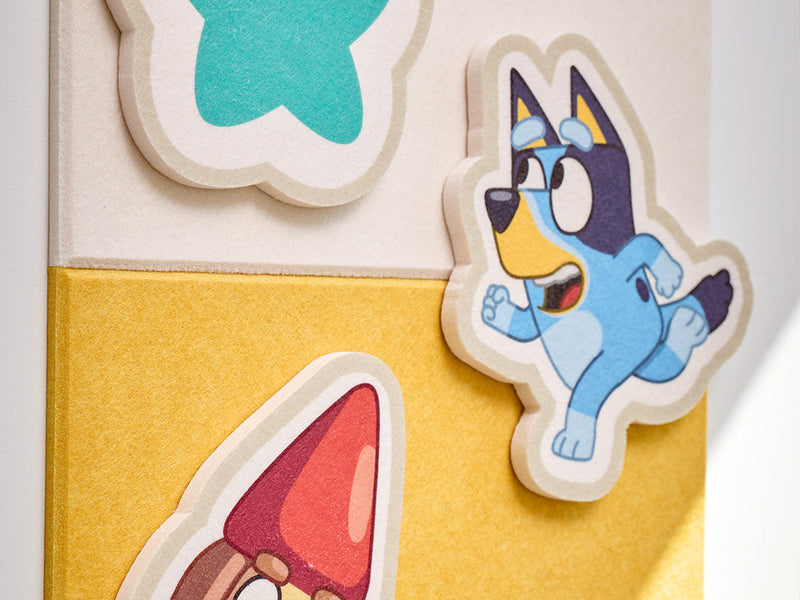 Bluey and Friends Rainbow Growth Chart