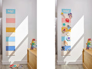 Bluey and Friends Rainbow Growth Chart — felt pinboard by FeltRight