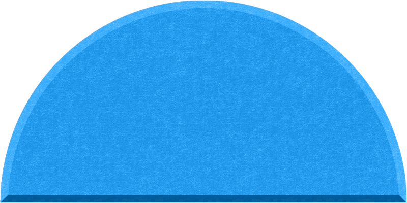 Small Half Circle Tile