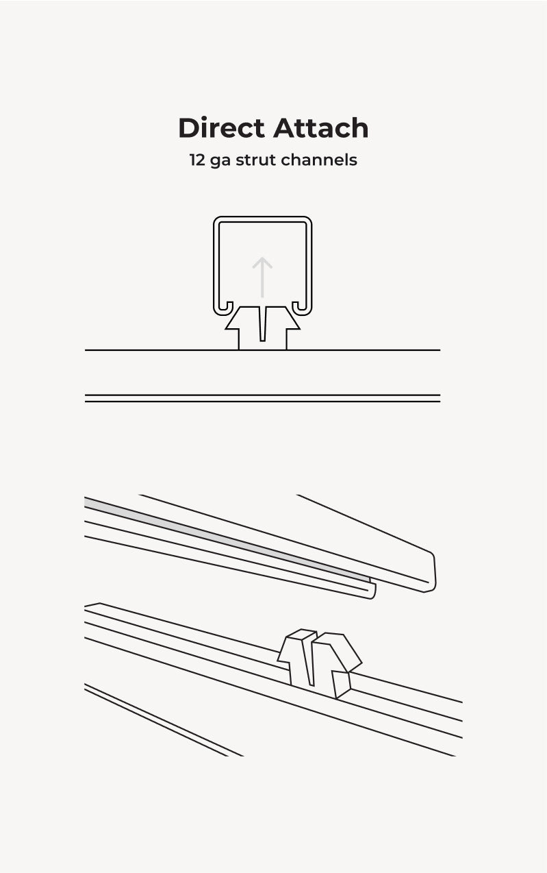 Straight Acoustic Blade Baffle