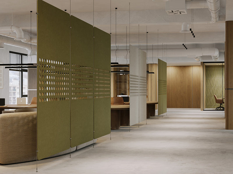Anchored Room Dividers