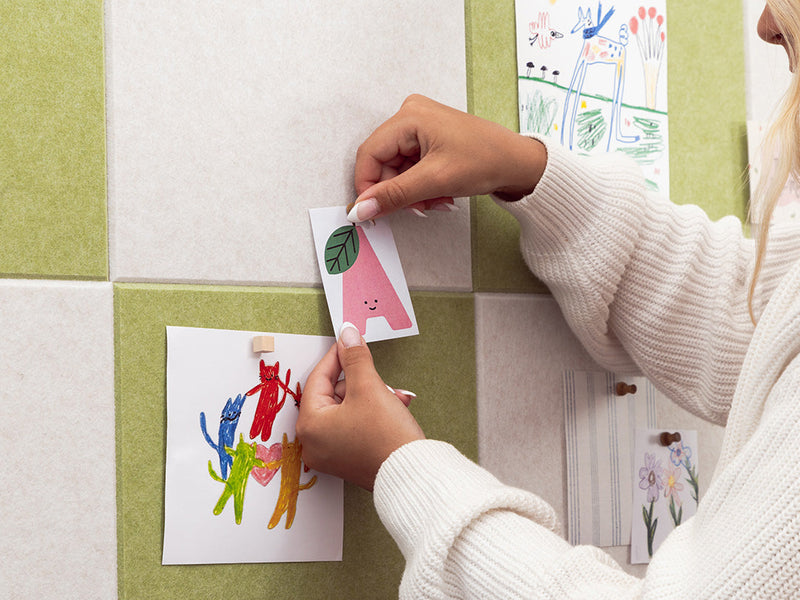 Green Checker Bulletin Board