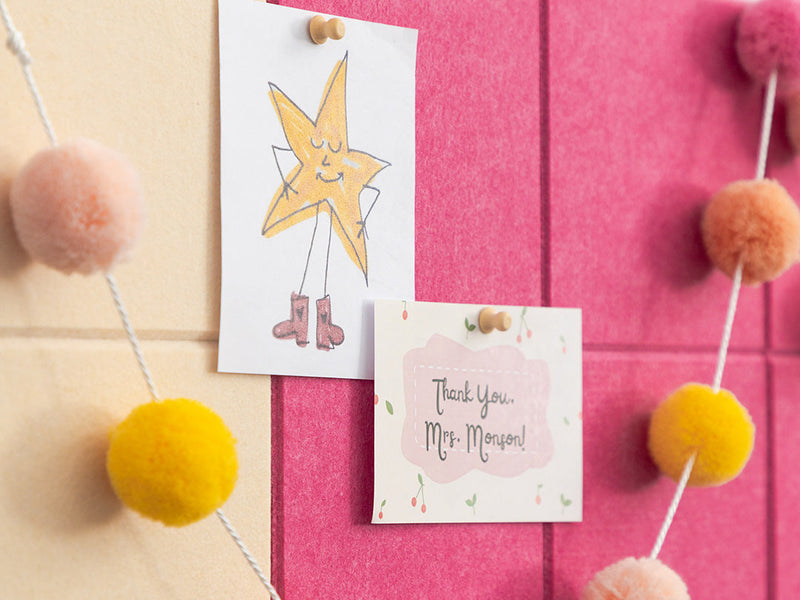 Pink Mini Pencil Pinboard