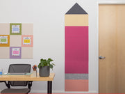 Pink Pencil Pinboard — felt pinboard by FeltRight