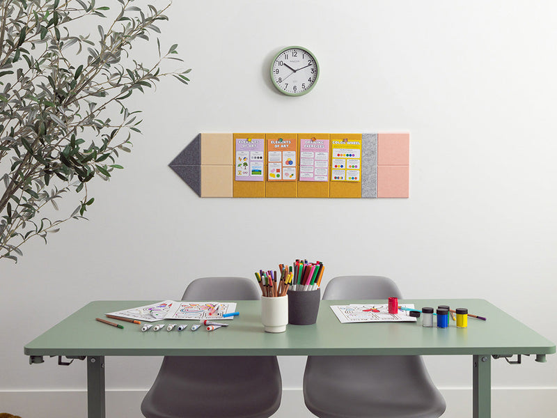 Yellow Mini Pencil Pinboard