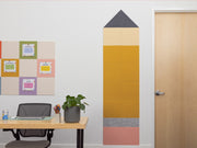 Yellow Pencil Pinboard — felt pinboard by FeltRight