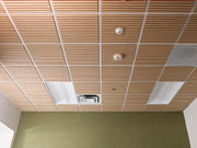 Oak Latte Wood Slat Ceiling Panels — acoustic ceiling panel by FeltRight