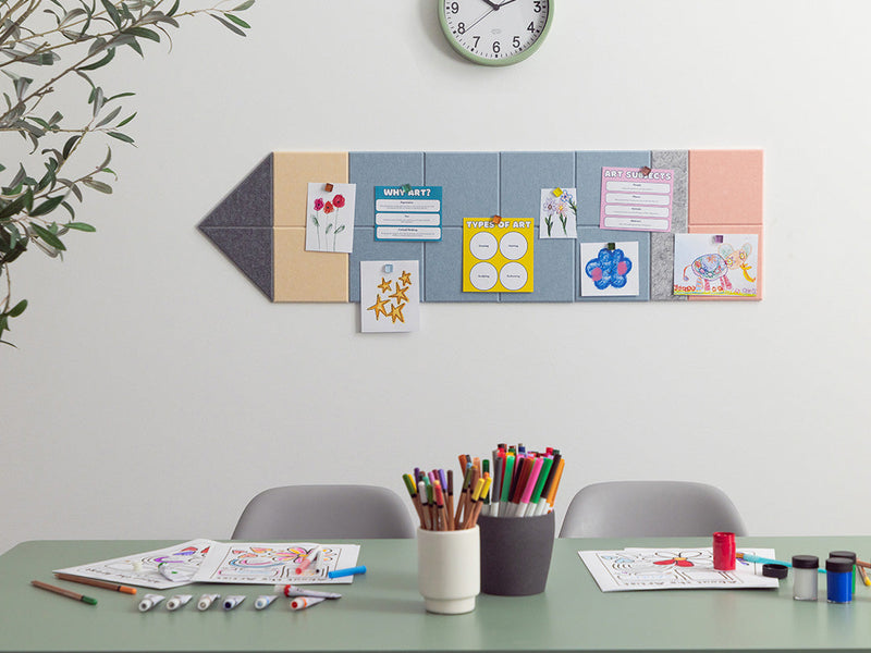 Blue Mini Pencil Pinboard