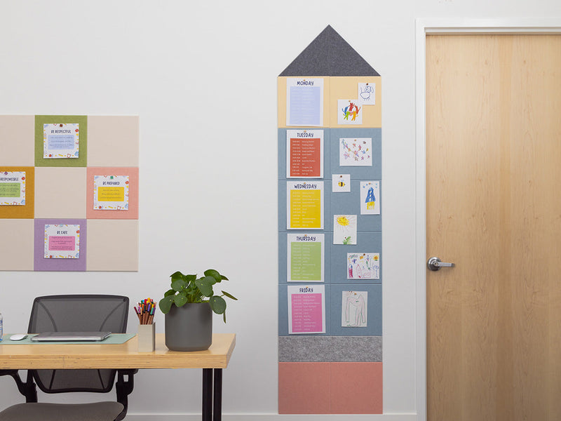 Blue Pencil Pinboard — felt pinboard by FeltRight
