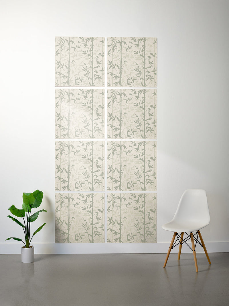 9mm Bamboo Printed 2'x2' Tile