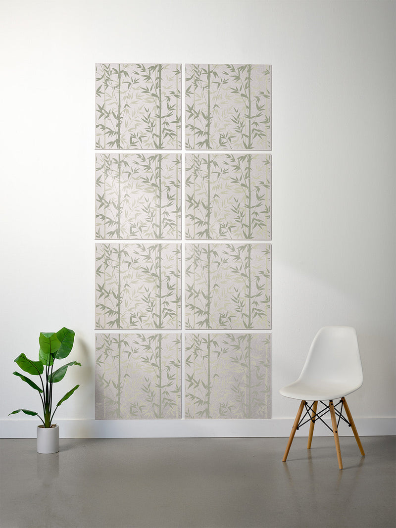 9mm Bamboo Printed 2'x2' Tile