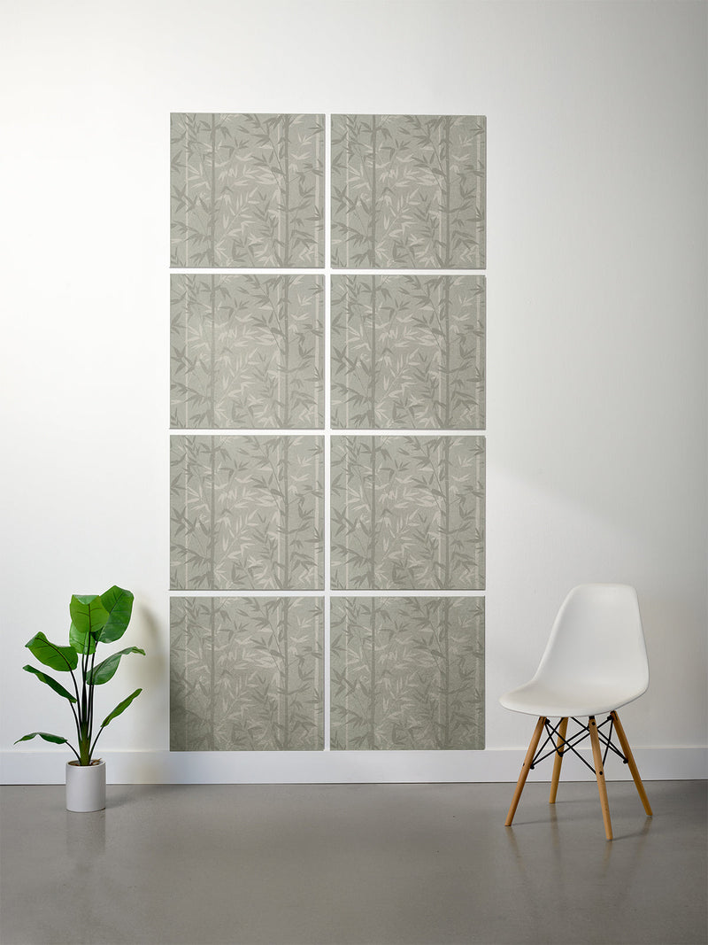 9mm Bamboo Printed 2'x2' Tile