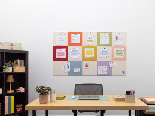 Rainbow Checker Bulletin Board — felt pinboard by FeltRight