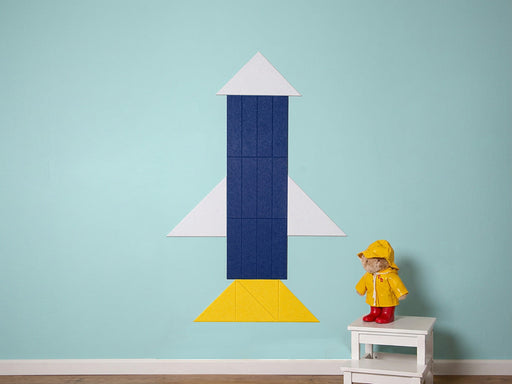 Rocket Wall Art — acoustic wall art by FeltRight