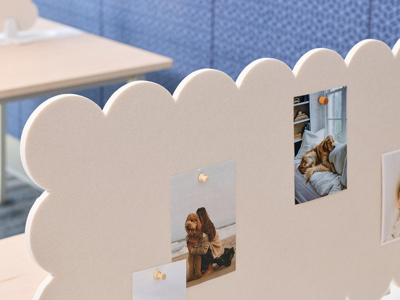 Scalloped Desk Divider