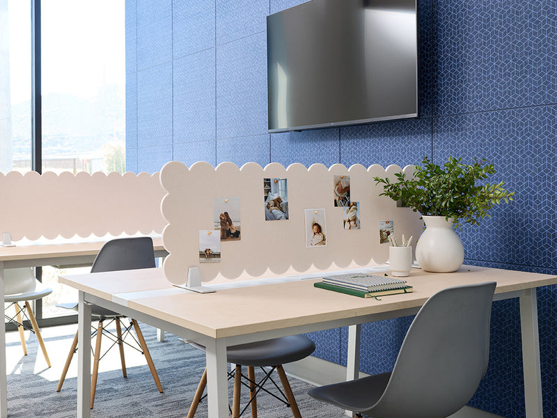Scalloped Desk Divider