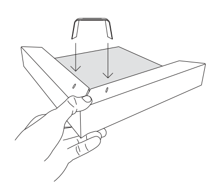 3D Box Metal Brackets — mounting hardware by FeltRight