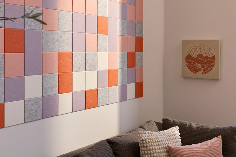 Horizontal Grapefruit Sparkly Wall Art